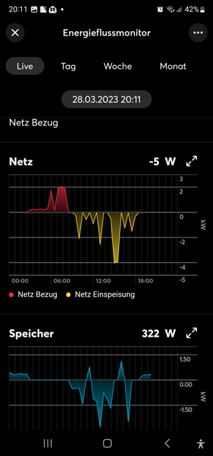 Monitor Netzbezug